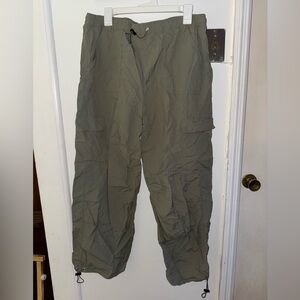 No Boundaries Olive Green Track Pants